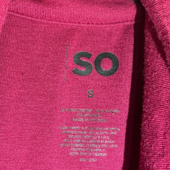 ๐บSO Vibrant Magenta button up beach cover up ๐บ - Picture 2 of 5